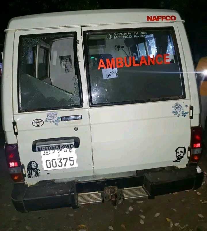 Amubulance Fired Upon, one dead three fighting for their lives in Gambella Hospital