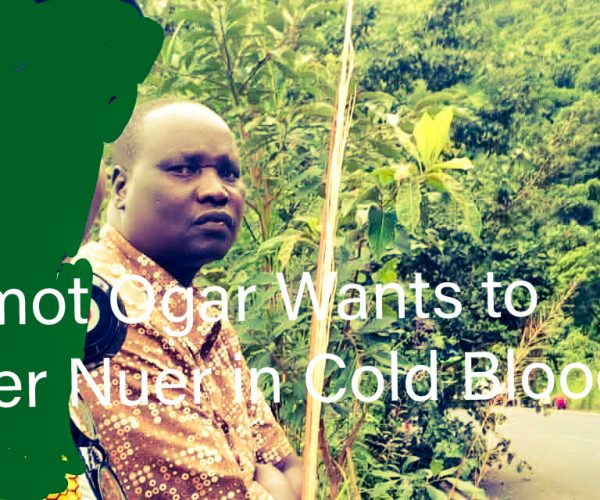 Omot Ogar wants to get Nuer Murdered in Cold Blood in Itang town, Alemitu supports his idea