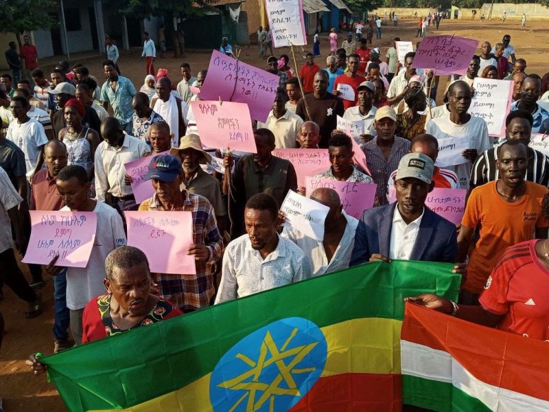 Peaceful Demonstration Underway Across Anywaa zone as Gambella’s Security Crisis Fuels Calls for Unity